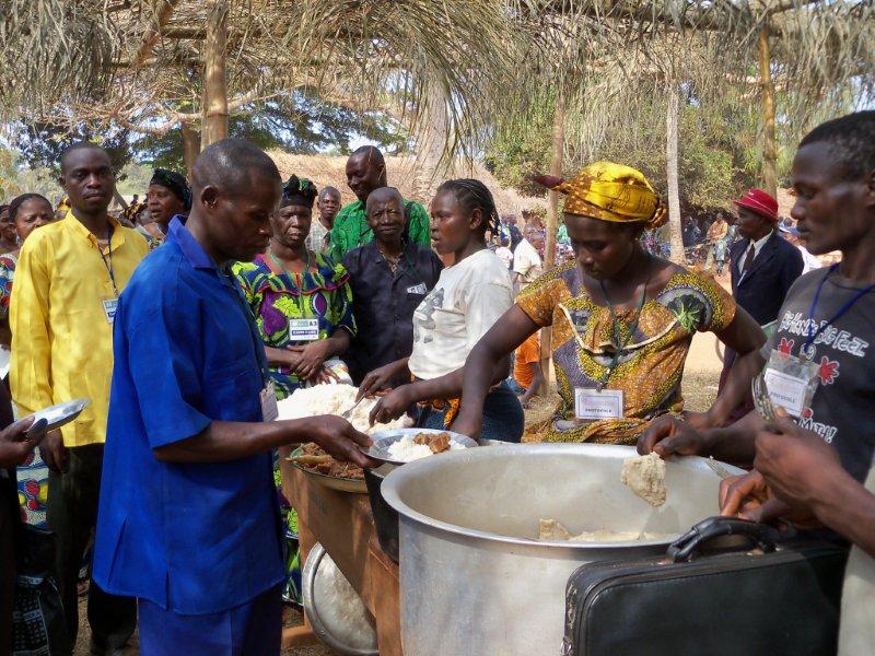 Give toward conference meals